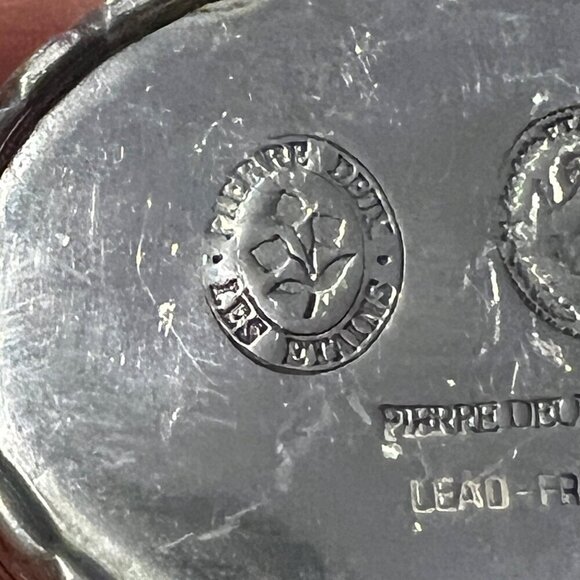 Pierre Deux Basketweave Pewter Box Small trinket - Picture 9 of 13